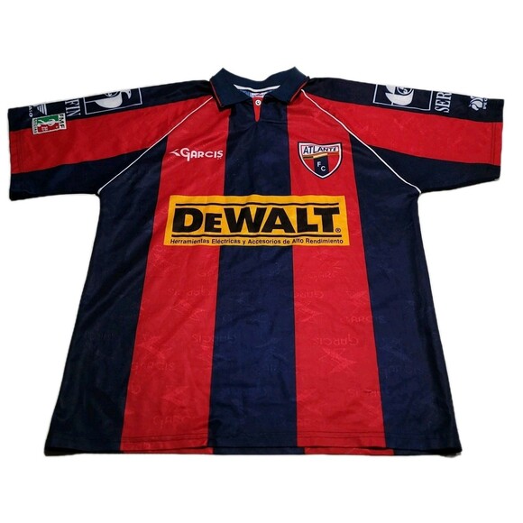 Atlante FC 1997/1998 ORIGINAL Garcis Vintage Futbol Soccer Jersey Authentic Mex - Picture 1 of 14